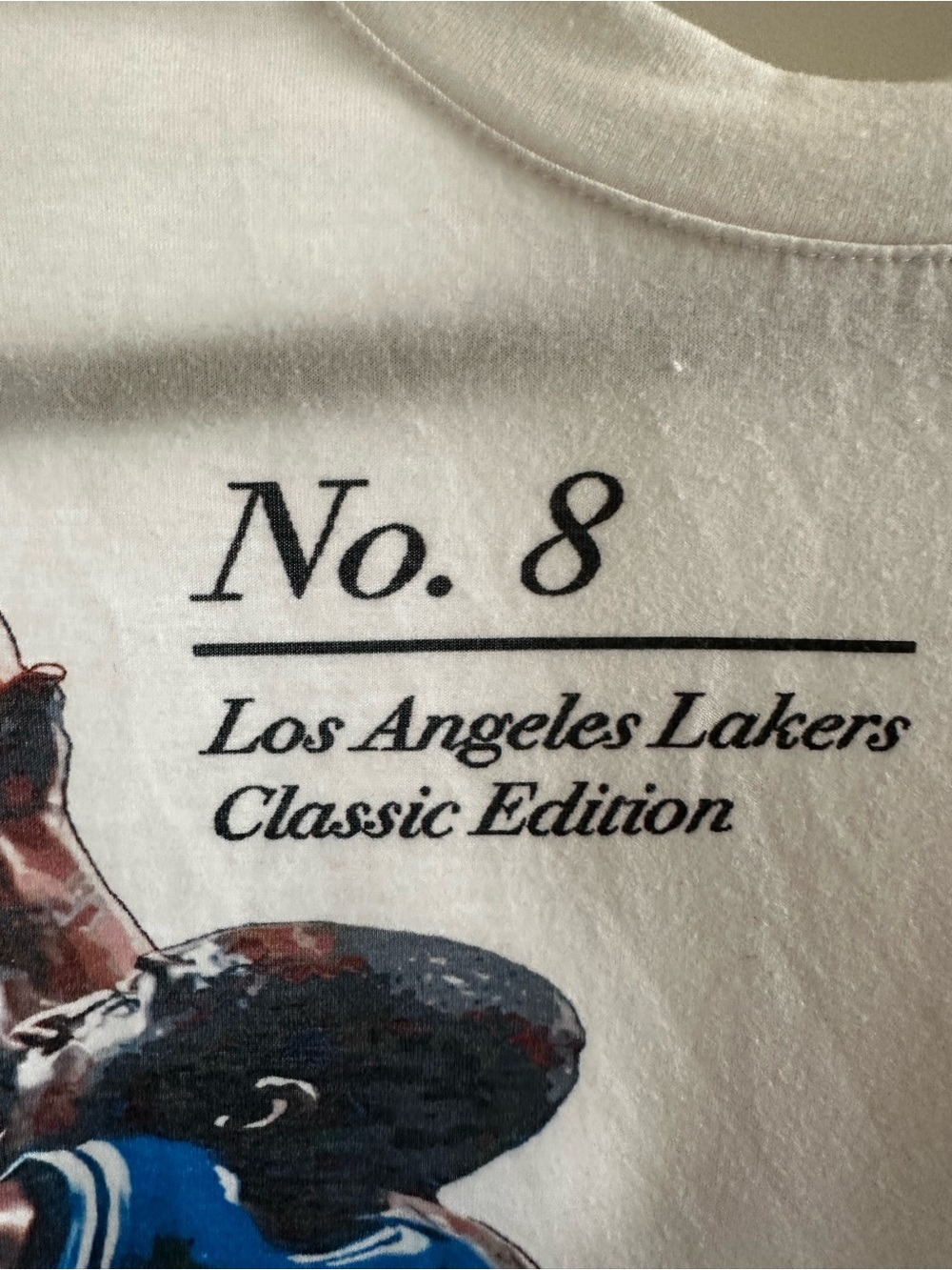 Kobe Bryant Los Angeles Lakers Number 8 Era Graphic Eternal Classics Tee T Shirt - Picture 2 of 12